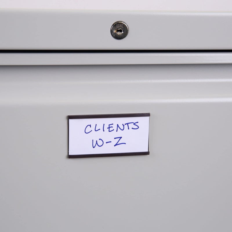 MasterVision Magnetic Data Card Holders for White Boards - Image 3